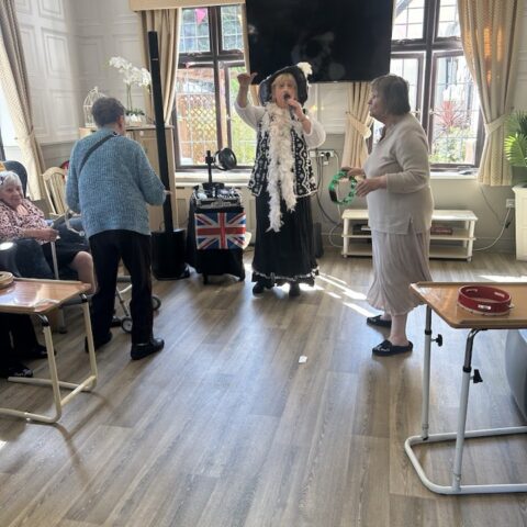 Circus Day celebration bringing entertainment and fun to residents at Nightingale Care Home
