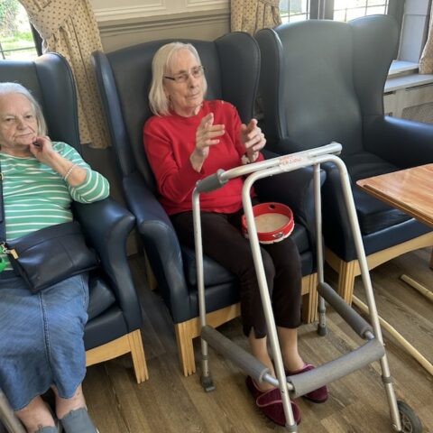 Circus Day memory from a special resident activity at Nightingale Care Home