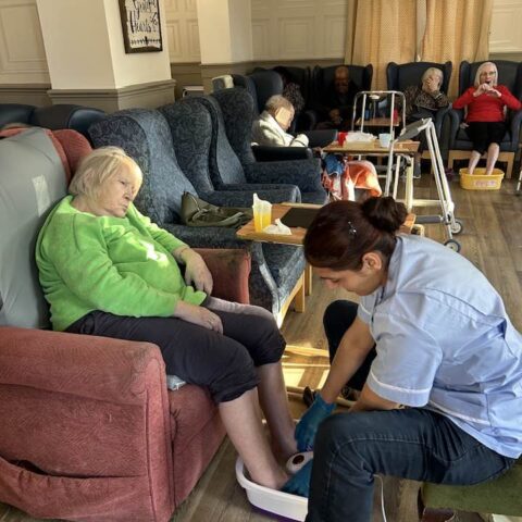 Everyday scene at Nightingale Care Home