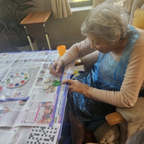 Nightingale Care Home residents enjoying a relaxing local park outing