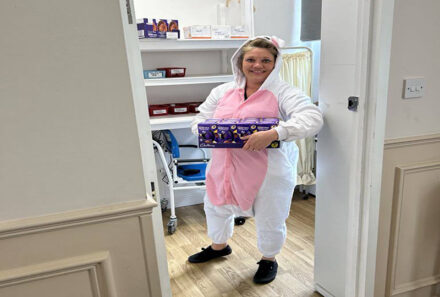 The Easter Bunny made a visit to Nightingale