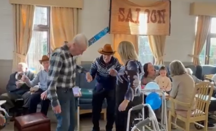 🤠 A Wild, Wild West Afternoon at Nightingale Care Home! 🎶